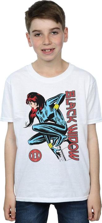 Image du produit - T-shirt BLACK WIDOW IN ACTION - Garçon (140, 146)
