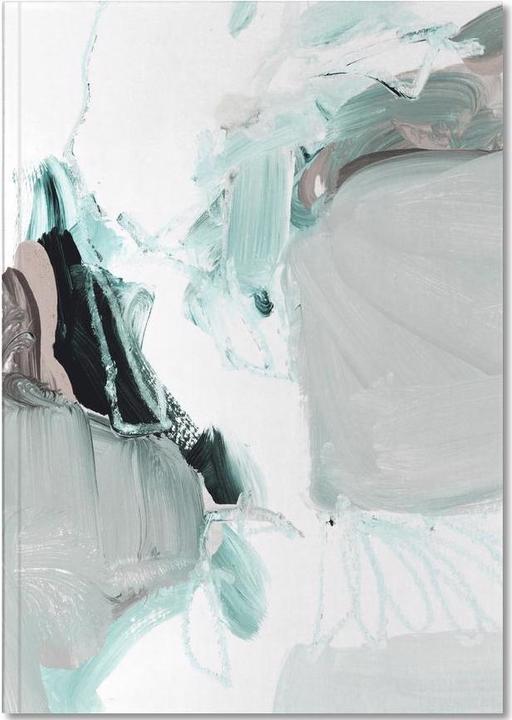 Actual product image Juniqe Abstract Turquoise and Grey (A4, Dotted)