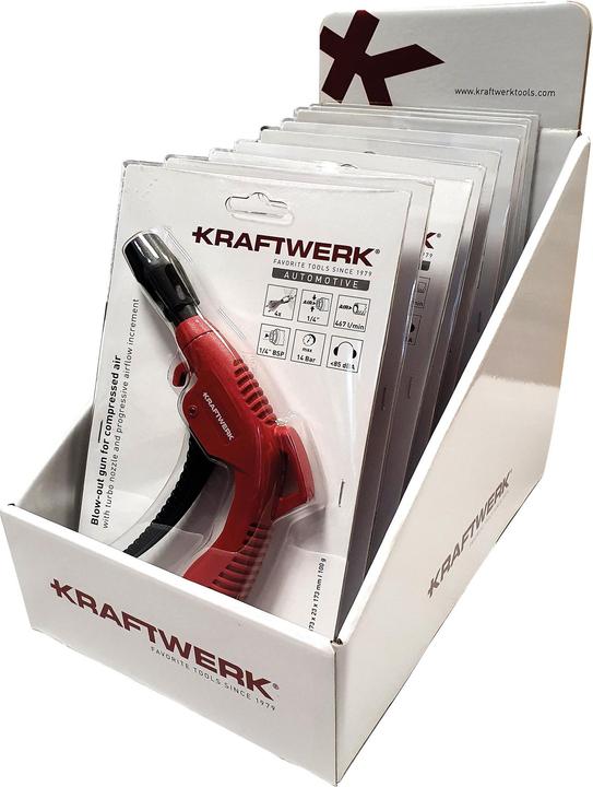 Kraftwerk Display Turbo-Power-Luftblaspistole