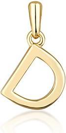 JVD Minimalist gold-plated letter "D" pendant SVLP0948XH2GO0D