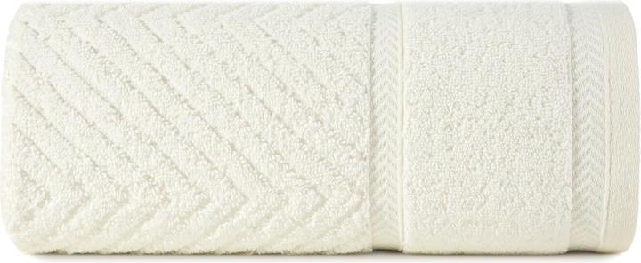 Actual product image Eurofirany REINA LINE cotton towel with zigzag pattern and smooth edge, 500 g/m2, 50 x 90 cm (50 x 90 cm)