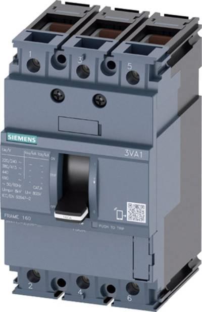 Actual product image Siemens Circuit breaker 3VA1 ICU=25kA 3pole