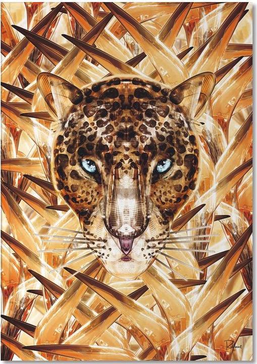 Actual product image Juniqe Savana Racer - Leopards (A4, Lined)