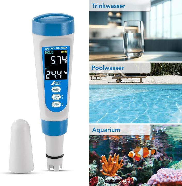 Actual product image AGT Wasserqualitäts-Messgerät