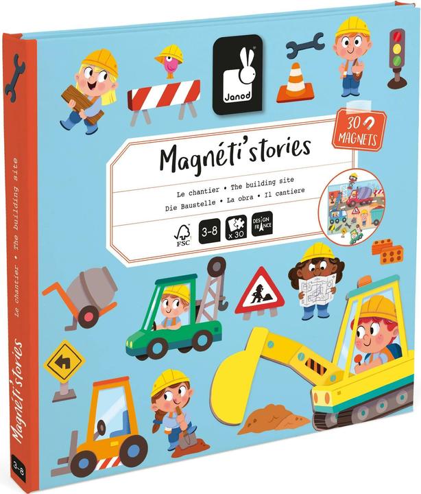 Image du produit Janod Magnetistories Chantier (Allemand)