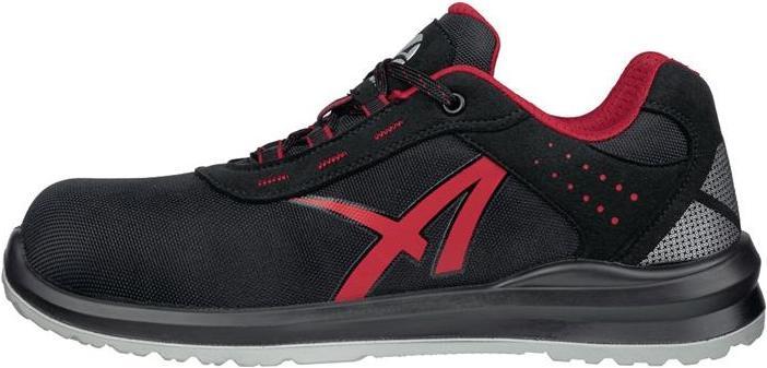 Actual product image Albatros Safety shoe GRID LOW size 44 black/red S3 SRC EN ISO 20345:2011 microfibre/textile fabric (S3, 44)