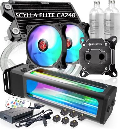 Image du produit Raijintek SCYLLA PRO CA240 ARGB Kit de refroidissement par eau