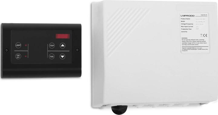Immagine prodotto Uniprodo Centralina sauna - Display LED - per stufa per sauna