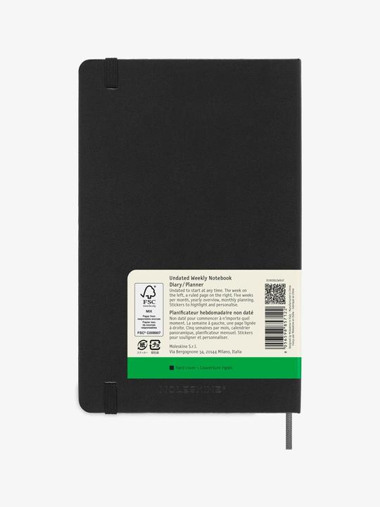 Produktbild Moleskine Notizkalender (A5, Englisch)