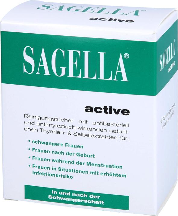 Produktbild Sagella active, 10 St TUE (Intimtücher)