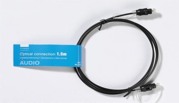 Produktbild Vivanco Lichtleiterkabel Toslink (1.50 m, Optisch)