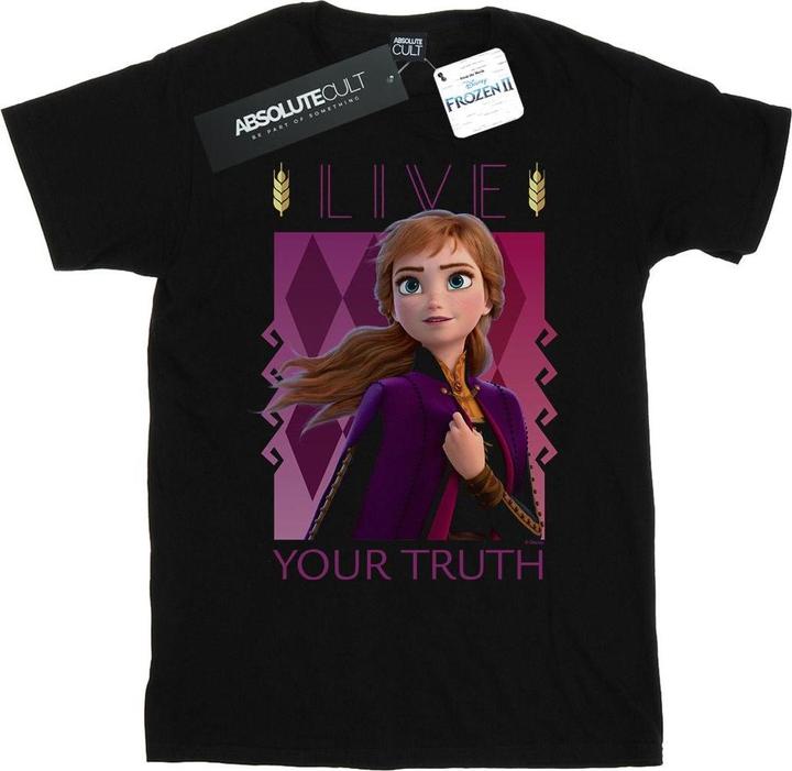 Immagine prodotto Disney Frozen 2 Anna Live Your Truth Maglietta Ampia Donna (4XL)