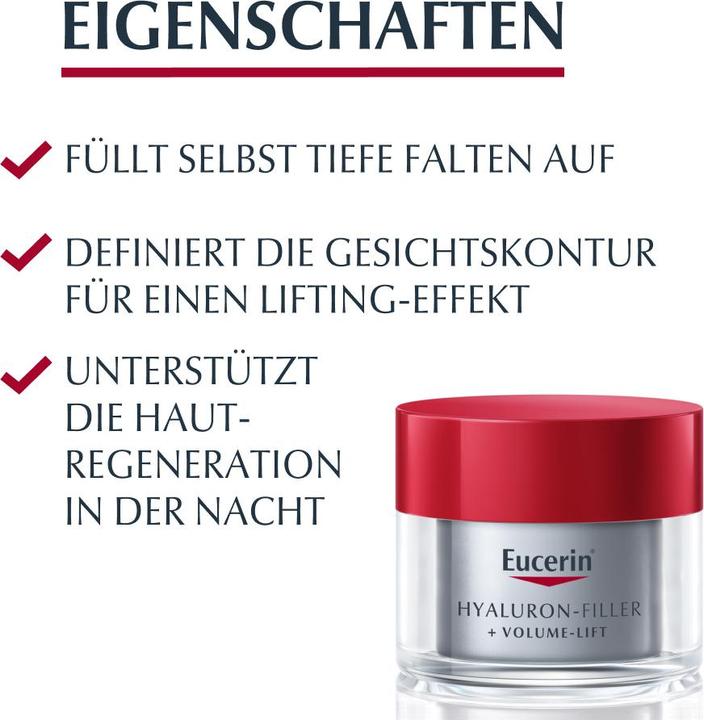 Produktbild Eucerin HYALURON-FILLER + VOLUME-LIFT Nachtpflege (50 ml)