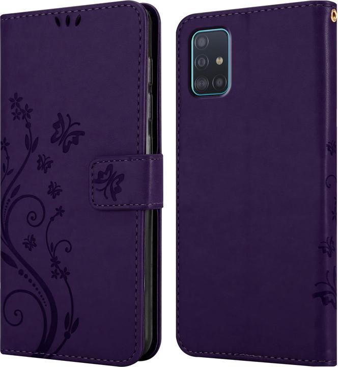 Productafbeelding Cadorabo Bloemen Boekomslag (Samsung Galaxy A51 5G)