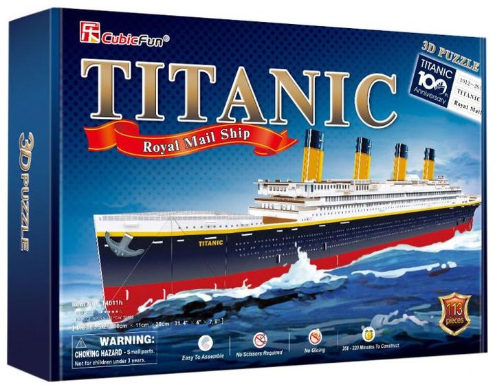 Actual product image Cubicfun Cubic Fun 3D Puzzle Titanic Large (113 pieces)