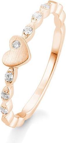 Actual product image Breuning Engagement ring heart (55, 585/14 K Gold)