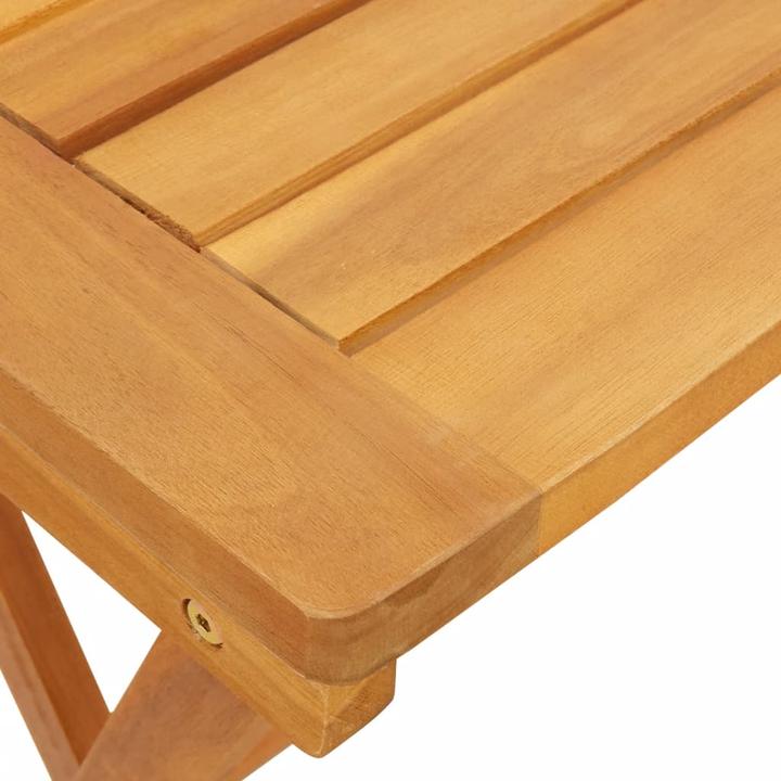 Actual product image VidaXL Folding acacia garden table (36 cm)