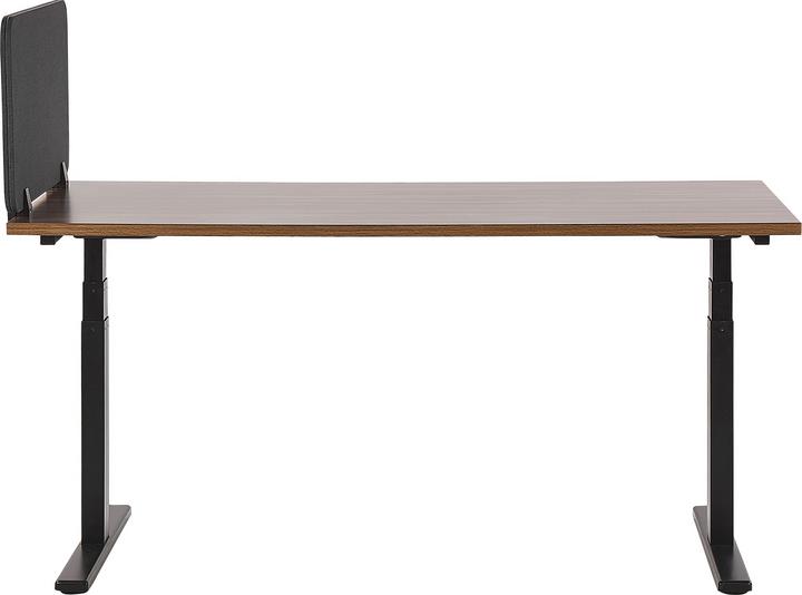 Actual product image Beliani Desk divider dark grey 80 x 40 cm WALLY (80 x 40 cm)
