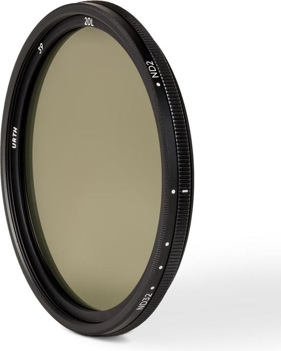Actual product image Urth 39mm ND2 32 (1 5 Stop) Variable ND Lens Filter (Plus+) (39 mm, Graduated neutral density filter)