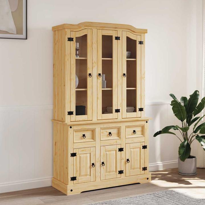 Produktbild VidaXL Highboard Corona Me x ikanische Kiefer (112 x 43 x 196 cm)