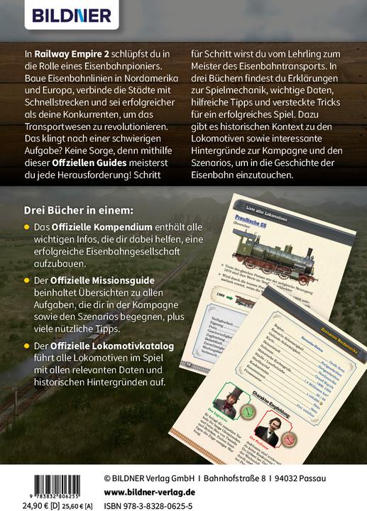 Immagine prodotto Railway Empire 2: Die Offiziellen Guides (Tedesco, Aaron Kübler, Daniel Friedrich, Bettina Pflugbeil, Anne-Sophie Hardouin, Andreas Zintzsch, Karl-Wilhelm Koch, 2023)
