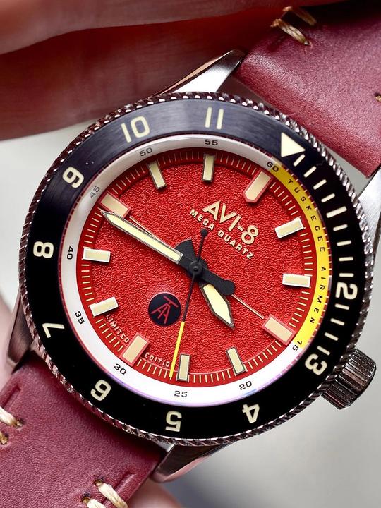 Image du produit AVI-8 AV-4103-04 Tuskegee Airmen Limited Edition Montre Homme 40mm 5ATM (Montre analogique, 40 mm)