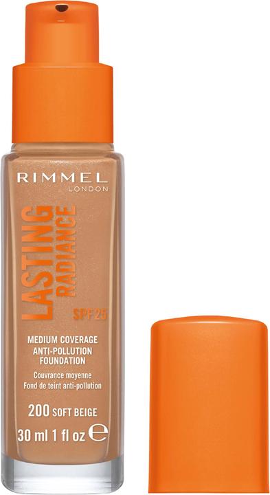 Actual product image Rimmel London Lasting Radiance (200 Soft Beige)