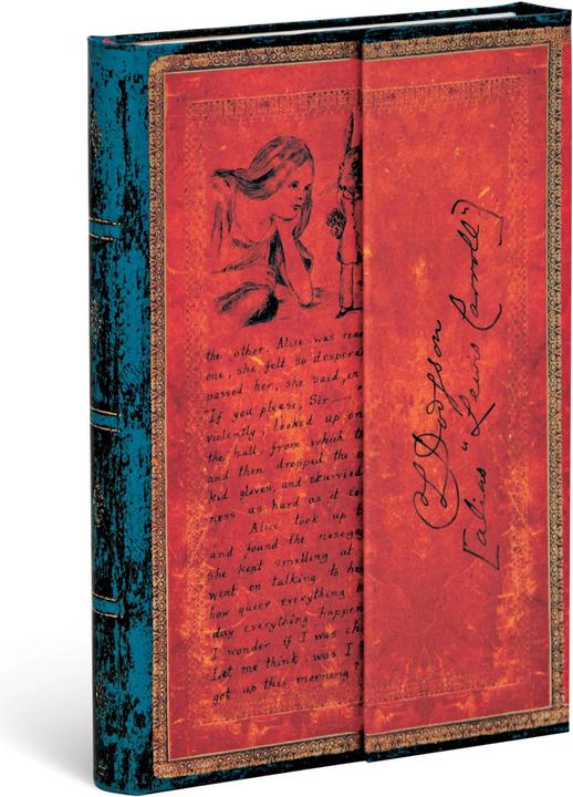 Actual product image Paperblanks ALICE IN THE WONDERLAND - notebook (A6, Plain, Hardcover)