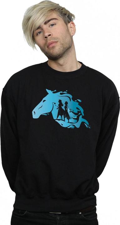 Actual product image Disney Mens Frozen 2 Nokk Silhouette Sweatshirt (S)