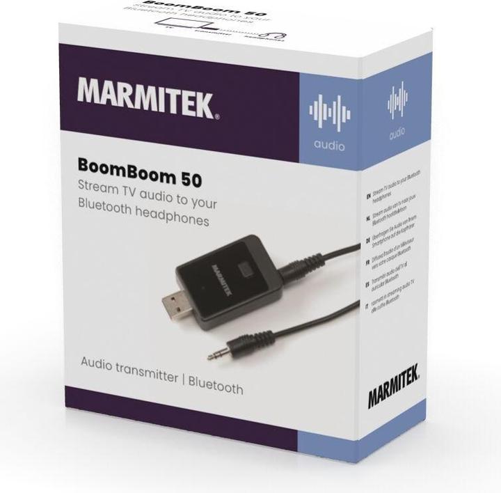Immagine prodotto Marmitek BoomBoom 50 Trasmettitore audio TV Bluetooth (Emittenti)