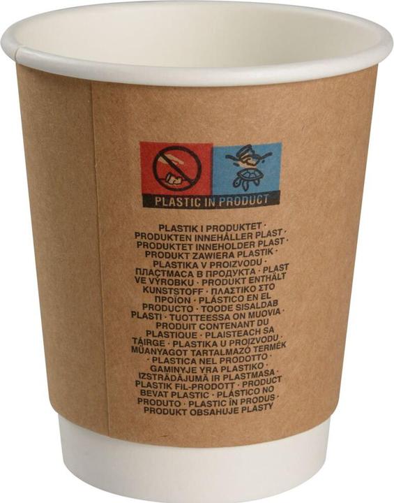 Produktbild Abena Kaffeebecher Doppelwand "Kraft", 24 cl (24 ml, 50 x)