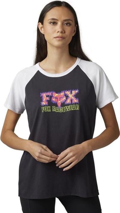 Fox Tee 23 Barb Wire Raglan Blk S (S)