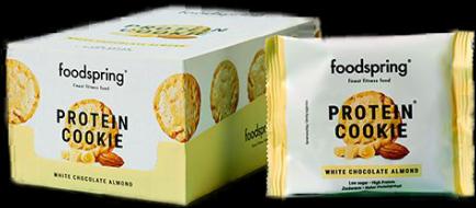 Actual product image Foodspring Protein Cookie (White chocolate, 12 pcs., 600 g)