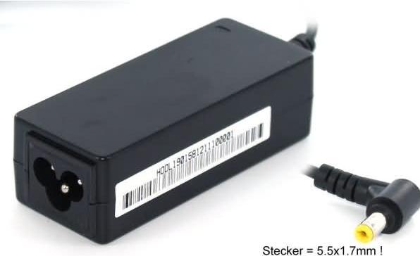 Produktbild AGI 60229 - Notebook - Indoor - 100-240 V - Schwarz - ASPIRE ONE D150 - 91 mm (30 W)