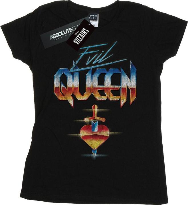 Actual product image Disney Womens/Ladies Evil Queen Heart Cotton T-Shirt (S)