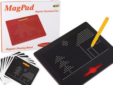 Actual product image Lean Toys Magnettafel mit Kugeln und Vorlagen, schwarz, 714 Stk