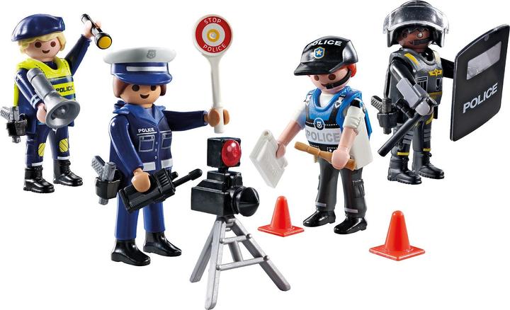 Produktbild Playmobil Figurenset Polizei (71730, Playmobil Action Heroes)
