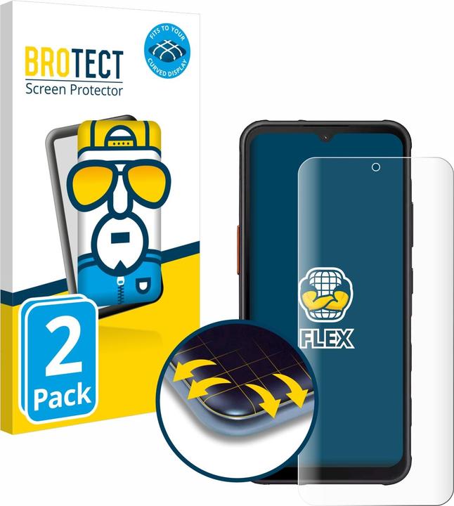 Image du produit BROTECT Protection d'écran intégrale (2 pièce(s), Samsung Galaxy Xcover 7)