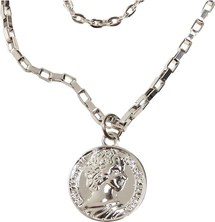 Image du produit Urban Classics Layering Amulet Necklace (70% de fer, 30% de zinc)