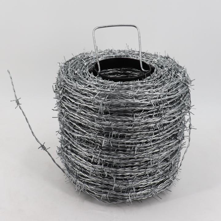 Actual product image Aquagart 750m Stacheldraht verzinkt 1,6/1,7mm für Wildzaun Forstzaun Knotengeflecht