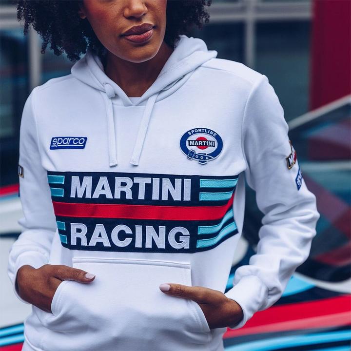 Immagine prodotto Sparco Martini Racing Felpa con cappuccio Lady (M)