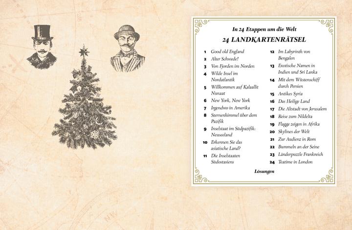 Image du produit Calendrier de l'Avent des énigmes cartographiques. Le tour du monde en 24 étapes