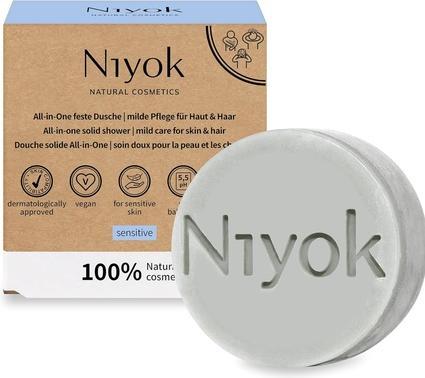 Produktbild Niyok Feste Dusche all-in-one Sensitiv 80 g