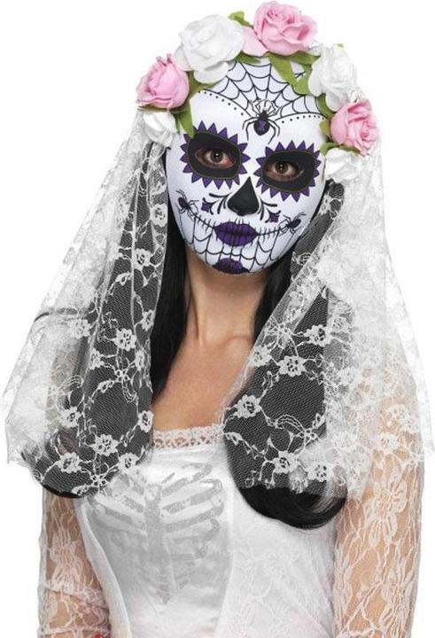 Actual product image Metamorph Dia de los Muertos Braut Maske