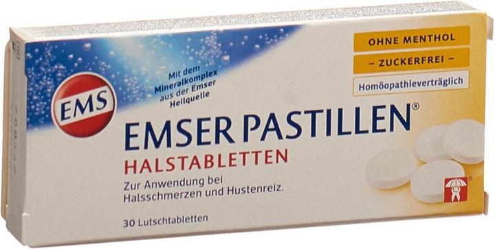 Actual product image Emser Pastilles sugar free without menthol (30 Piece)