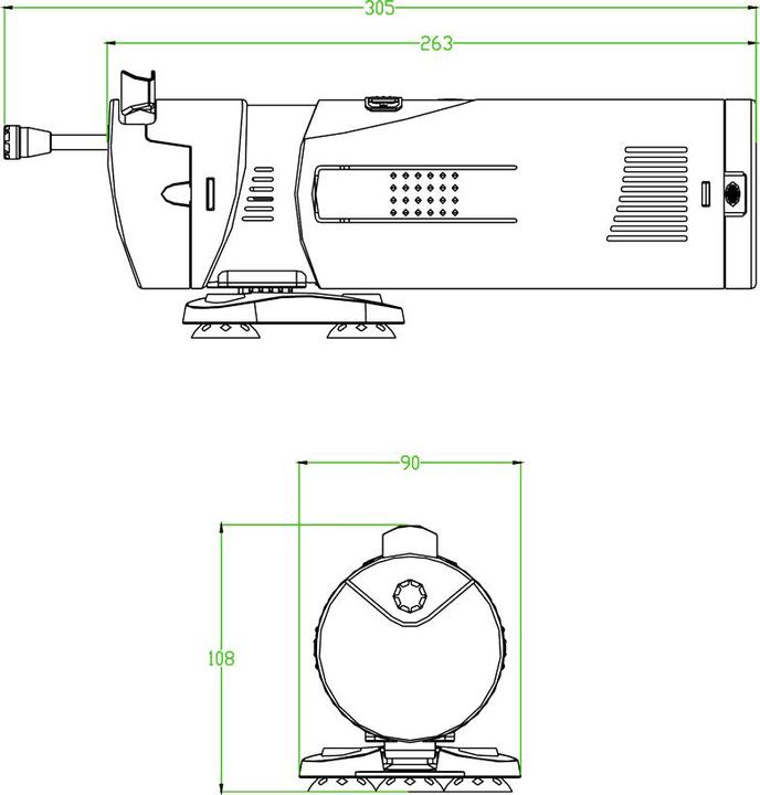 Produktbild SunSun CUP-807 Aquarium Innenfilter 700l/h Aquarium Pumpe UVC Klärer Sauerstoff (500 l, Innenfilter, Süsswasser, Salzwasser)
