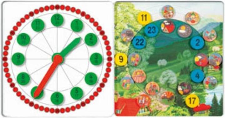 Actual product image Oberschwäbische Magnetspiele 65042 - Magnet box: One day and its hours, figure game, for 1 player, from 5 years (German)
