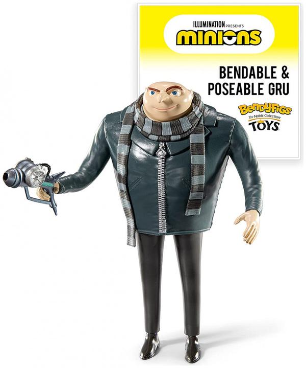 Actual product image Noble Collection Minions Bendyfigs Gru