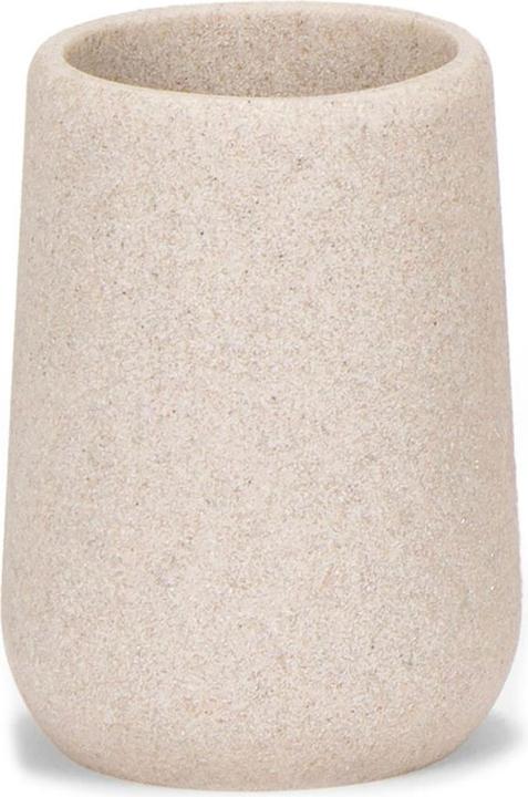 Actual product image Andrea House sandstone toothbrush holder (Ø 7.5 x 10.5 cm)