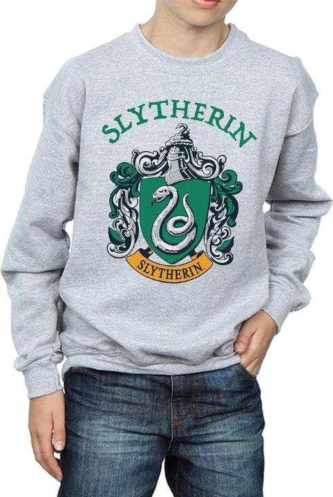 Actual product image Boys Slytherin Crest Sweatshirt (140, 146)